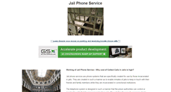 Desktop Screenshot of jailphoneservice.net