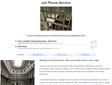 Tablet Screenshot of jailphoneservice.net
